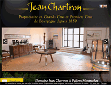 Tablet Screenshot of bourgogne-chartron.com